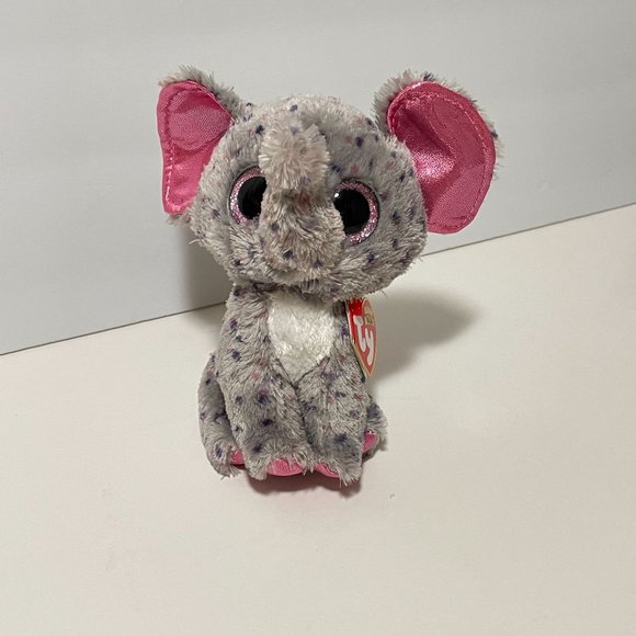 TY Beanie Boos Plush Specks Elephant Stuffed Animal Glittery Eyes Toy with Tag - Picture 13 of 13